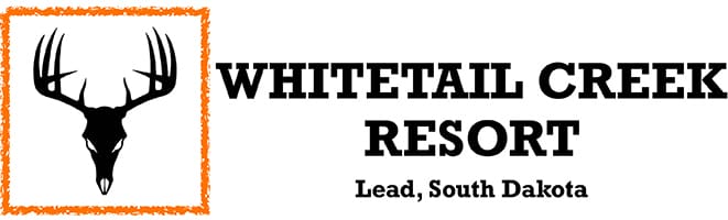 Whitetail Creek Resort Lead, South Dakota Logo Black Text
